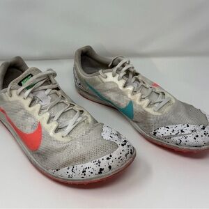 Nike Zoom Rival D 10 Men’s Size 12 Track Spike “White Flash Crimson” 907566-100